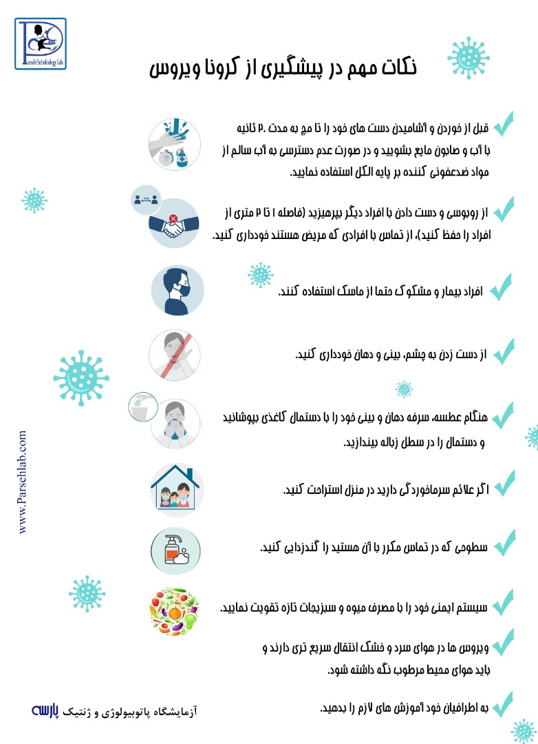 پیشگیری از کرونا